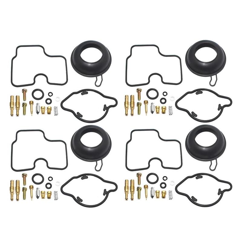 4 Sets Carburetor Carb Repair Rebuild Kit Fit For Honda CBR600F2 1994 1993 1992 1991