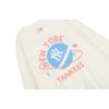 New MLB New York Yankees Sweatshirts Unisex Cream White 3AMTL0121-50CRS