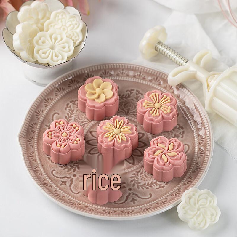 

Fán Shùn Cherry Blossom Mooncake Mold Set