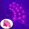 LED-Aufleuchtender Handfächer für Halloween, Tanzpartys, Hochzeitsfeiern, Party-Kostümzubehör