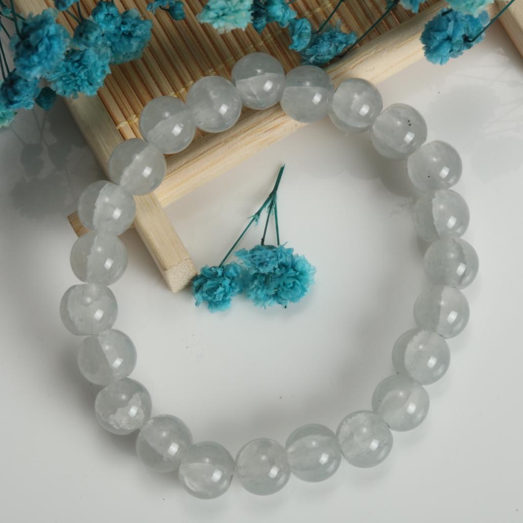 1-8Pcs Colorful Beads Beaded Bracelet Glass Beads Women's Fresh Versatile Jewelry Stretch Effected Handmade Bracelet Jewelry