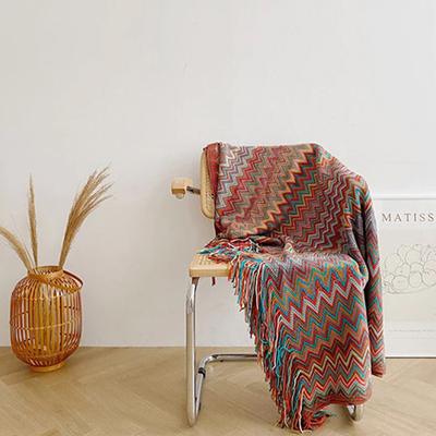 Bohemian Thread Blanket Knitted Blanke Cover Blanket Summer Office Nap Air Conditioning Blanket Outdoor Camping Blanket