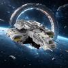 MOC Stargate BC-304 Odyssey Set di Blocchi da Costruzione Film di Fantascienza Nave Ammiraglia Terrestre Incrociatore da Battaglia Nave da Combattimento Mattoncini Giocattolo per Adulti e Fan