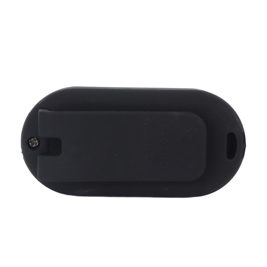 Mini krokoměr s lehkým pasovým klipem, matným povrchem a šňůrkou na krk