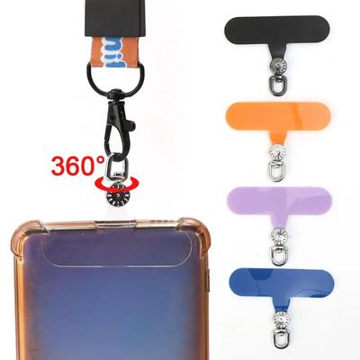 Hängeschnur Metall Handy-Patch TPR Handykarten-Clip Luxus Handy-Lanyard Dichtung Mobiltelefon