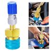 Brass Quick Coupler Quick Coupler QC1234L+13LS5V1 R1234YF Side Coupler Refrigerant Car Quick Liquid AC Low Fluorinated Conn V6U5