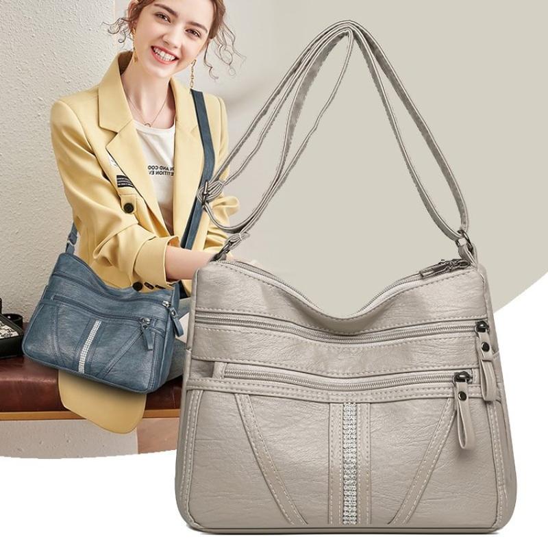 Damentasche 2026 Trend Handtaschen Damen Schultertaschen Weiches Leder Mode Vielseitige Umhängetasche