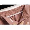 DIMANAF Plus Size 2025 Women Shorts Pants Summer Loose Harem Jeans Short Basic High Waist Elastic Waist Solid Pants