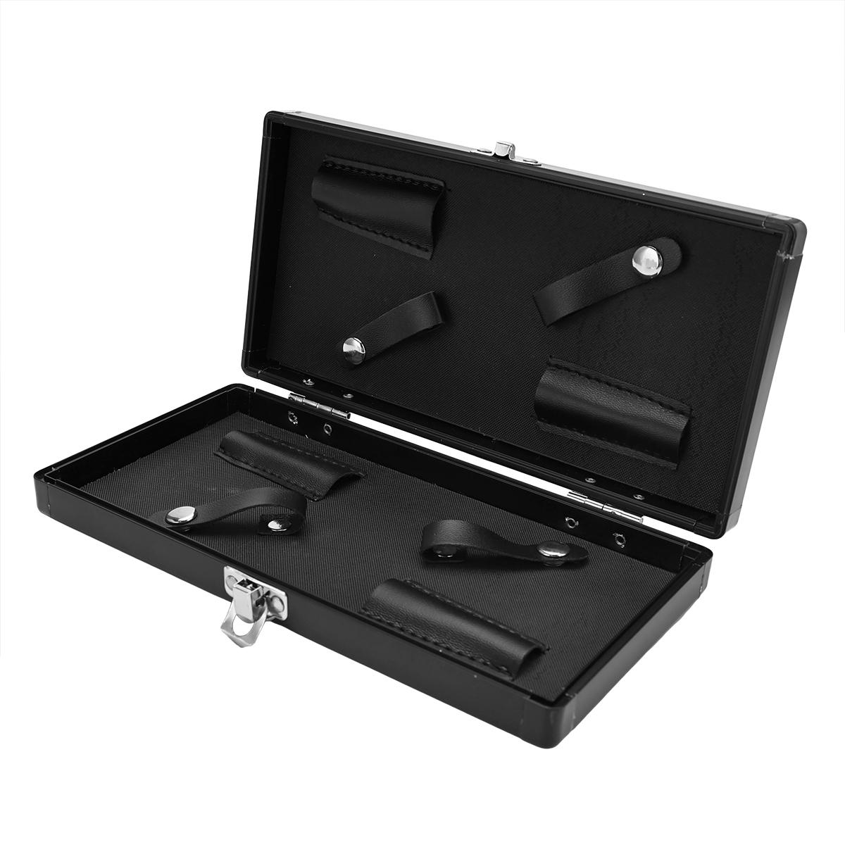 

Ящик для хранения парикмахерских ножниц из жесткой кожи, ударопрочный чехол для хранения парикмахерских инструментов, защищающий от падений