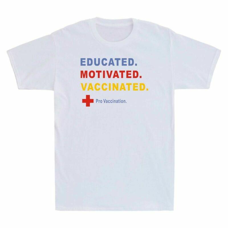 Immunization Vaccine Tee Tshirt Adult Premium Vaccination Unisexs Vaccinated Pro