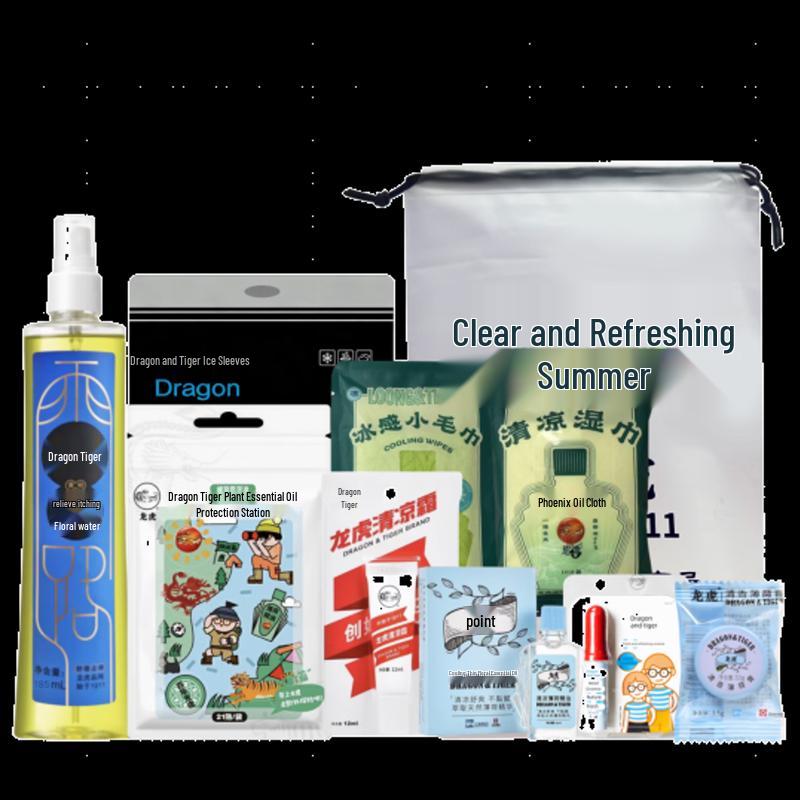 Longhu Cooling Essential Oil 10-Piece Set