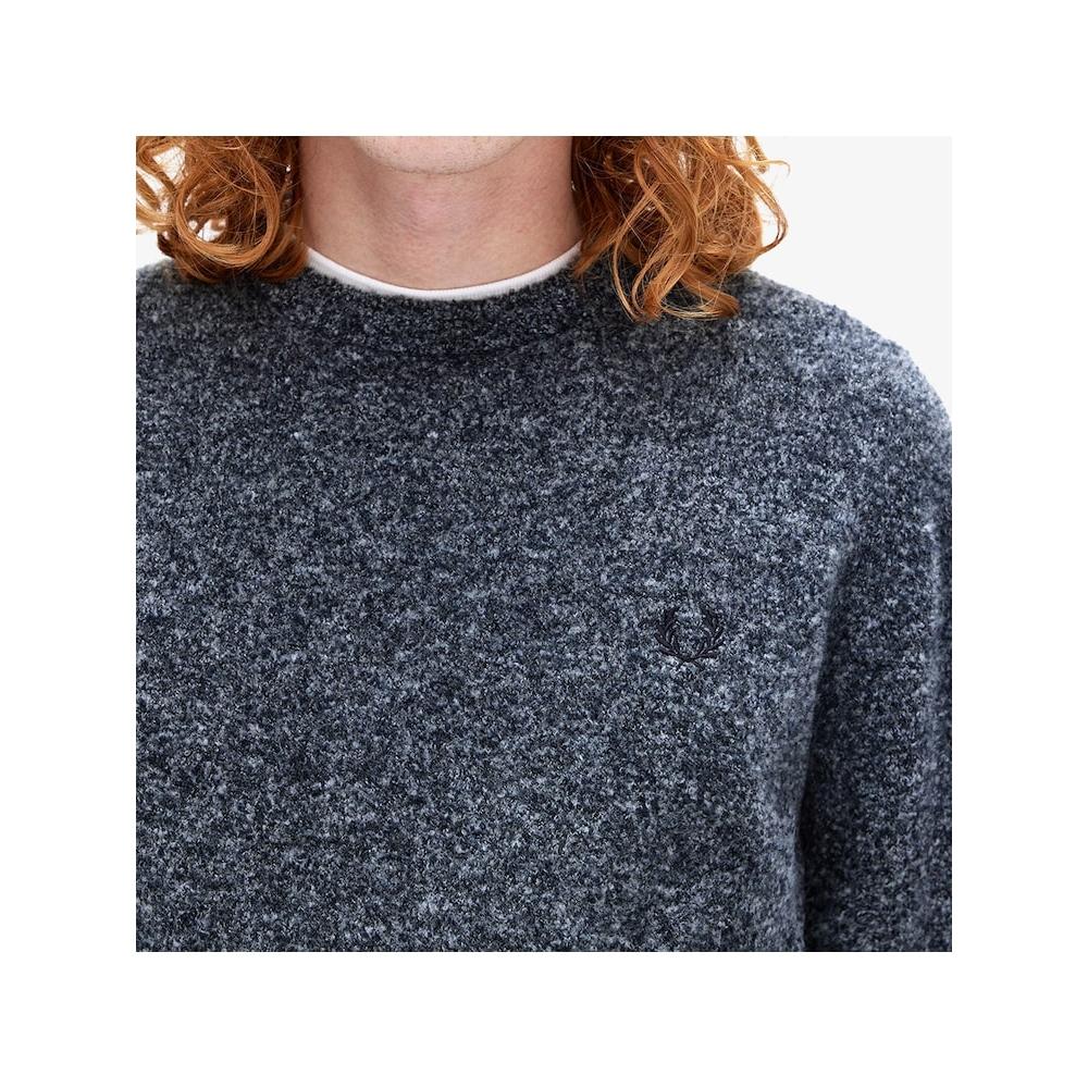 Fred Perry [hq Genuine] Fred Perry [sport] Boucle Crewneck Knit  X55  Afpm243k553 X55 qzgAfpm243k553 X55