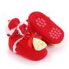 Newborn Infant Baby Girls Christmas Shoes Footwear Crib Warm Winter Bootie