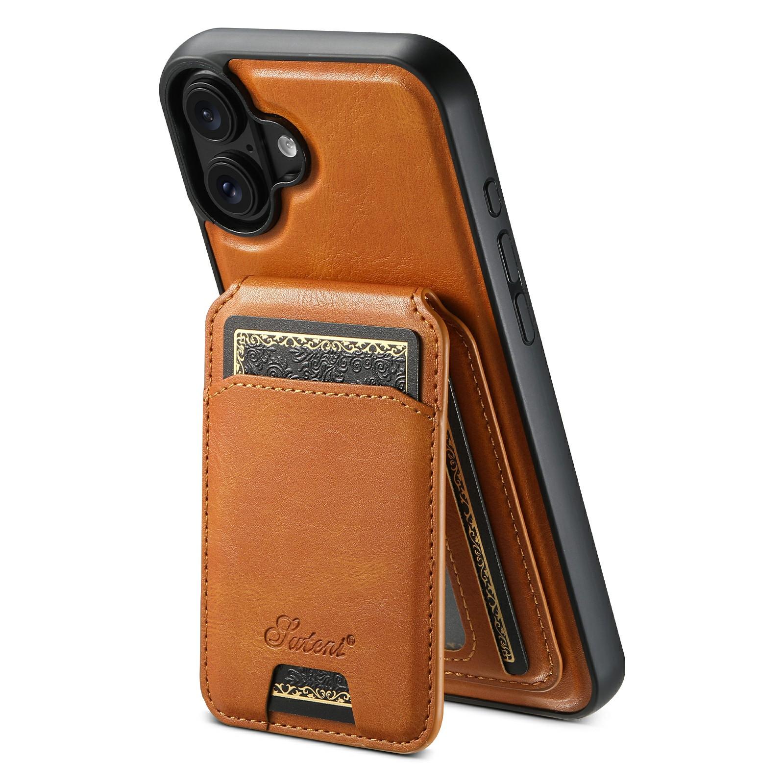 

SUTENI H15 For iPhone 17 Case Compatible with MagSafe Detachable Card Holder Phone Cover