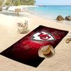 Kansas City Chiefs Print Beach Towel Soft Portable Quick?dry Towel For Pool Summer Vacation Outdoor Sport