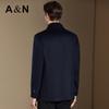 Antonio Men's 100% Wool Business Lapel Overcoat