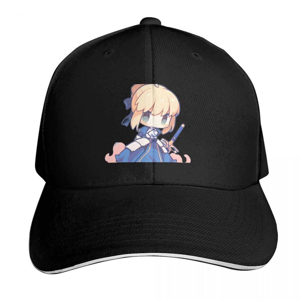 Saber FT Cute Anime Girl Chibi Style Baseball Cap Thermal Visor Beach Outing hats on offer party Hat Women Caps Unisexs