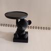 Exquisite Funny Bear Storage Tray Decorations Creative 3D Printing Ornaments Multi-functional Jewelry Display Holder Home Decor
