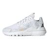 adidas Originals Nite Jogger Fabric Sport Minimalist Breathable Low-Top Lifestyle Casual Shoes Women Sneaker White Gray GZ3229