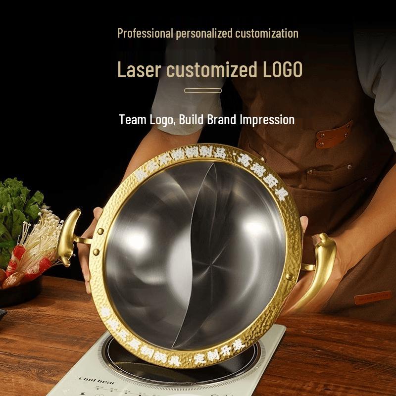 304 Stainless Steel Divided Hot Pot