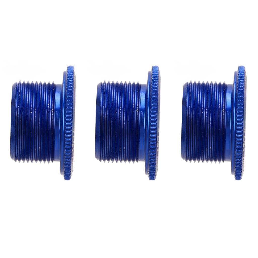 3pcs M20 Crank Cover Screws Rustproof Corrosion Resistant Aluminum Alloy Bike Crank Cover Screws for Mountain Bike