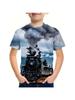 T-shirt Estive per T-shirt Grafiche Stampa 3D Manica Corta da Esterno Abbigliamento Bambino Ragazzo
