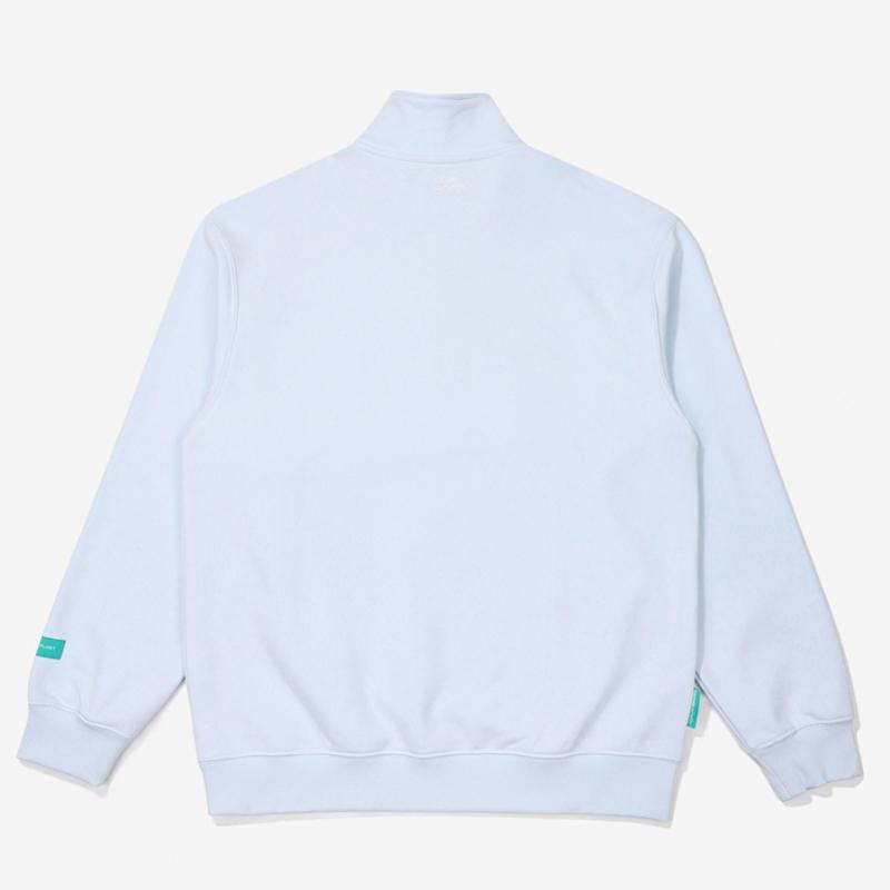 Bbc Earth Half Zip  Light Blue  [23ss]