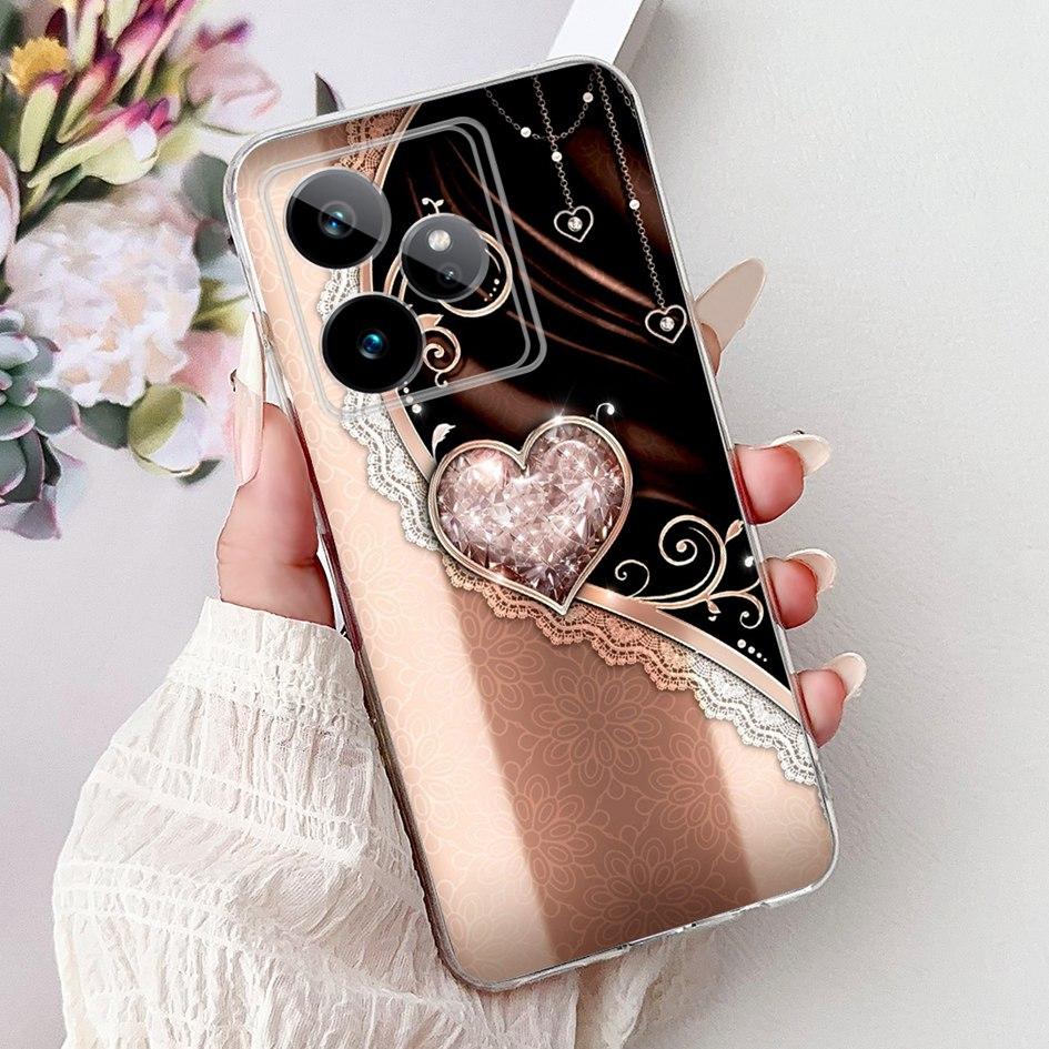 For Realme GT 7 7T Case 2025 Popular Flower Soft Clear Silicone TPU Protective Cover For Realme GT7 Pro RMX5011 Phone Case Shell