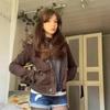 Womens Vintage-Style Detachable Faux Fur Collar Hooded Jacket Loose Fit Casual Outerwear