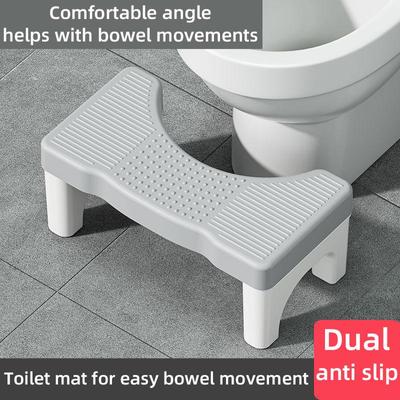 Toilettenhocker, Haushaltsverdicktes Toiletten-Hockwerkzeug, Fußstütze für Erwachsene und Kinder, Toilettenhocker, Fußstütze für schwangere Frauen, Fußstütze