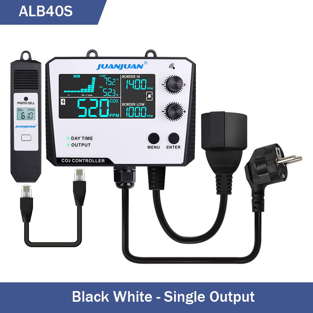 Digital CO2 Controller Air Quality Monitor 0~5000ppm CO2 Concentration Detector Carbon Dioxide Regulator for Plant Greenhouse
