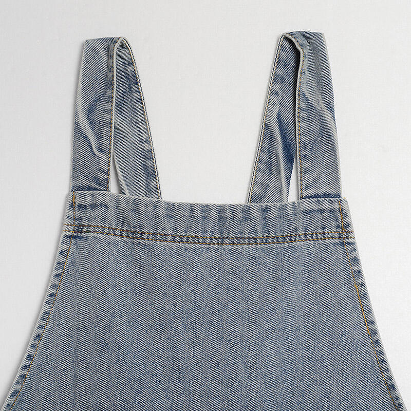 Denim Apron Vintage Washed Long Denim Apron DD-13002 Jincheong