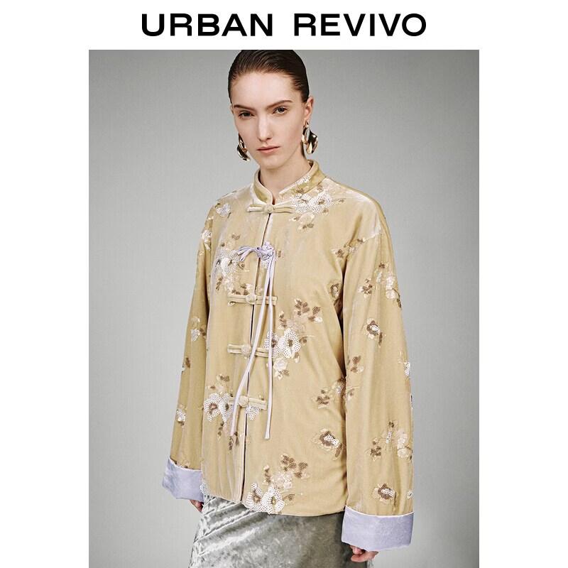 Women s Loose Fit Stand Collar Long Sleeve Top M