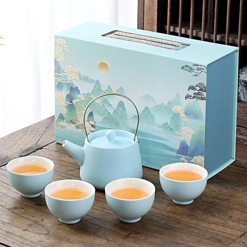 

Baizi en Ceramic Gongfu Tea Set with Beam Handle Pot