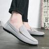Fashion Men's casual lazy Shoes Low cut Breathable Flats Trendy versatile round toe shoe Lightweight non slip Male shoes Homme Zapatos