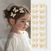 10Pcs Set Pink Sparkling Butterfly Hair Clip Children's Sparkling Hair Clip Girl Cute Styling Headwear Set Butterfly Hair Clip