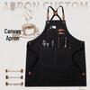 Stain-Resistant Craftsman Apron: Coffee Shop, Milk Tea, Flower Shop & Gardening