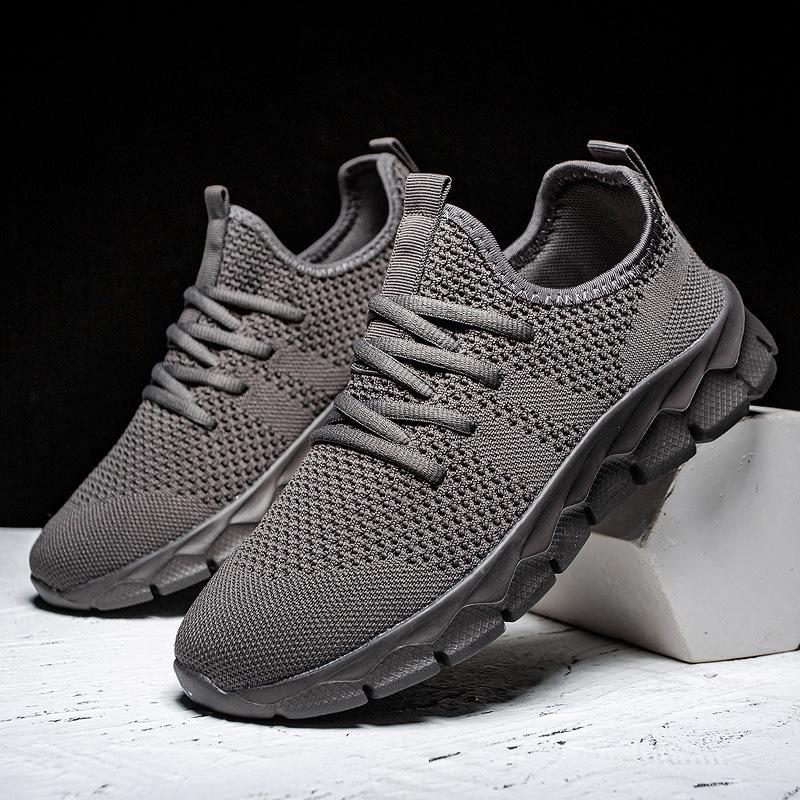 2025 Summer New Fly-woven Mesh Sneakers Breathable Fashion Casual Shoes Men's Shoes