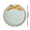 Retro Multicolour Fans You Super Cute Bowknot Small Tray Round Square Jewelry Plate Set   Decoration