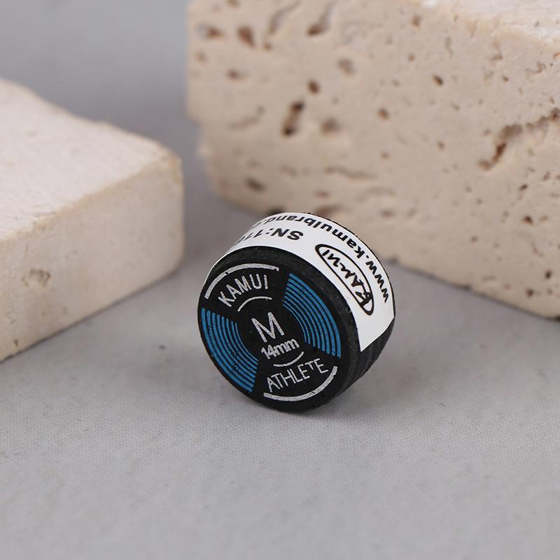 1Pc 14Mm S/M/H Cue Tip Quality Pool Billiard Leather Cue Tip Nine-Ball Cue Head Snooker Cue Tip Hard Soft Head