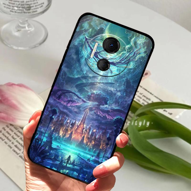 Pro pouzdro DOOGEE X97 Pro Nárazuvzdorné měkké silikonové kryt na telefon z TPU Pro DOOGEE X97 Pro Funda X 97 Pro X97Pro Capa Kočka Vlk Kreslený film