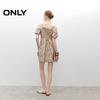 ONLY 2025 Summer Elegant Off-Shoulder Print Sling Mini Dress