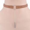 Women Choker Collar Velvet Round Ring Pendant Chain Clavicle Necklace Jewelry