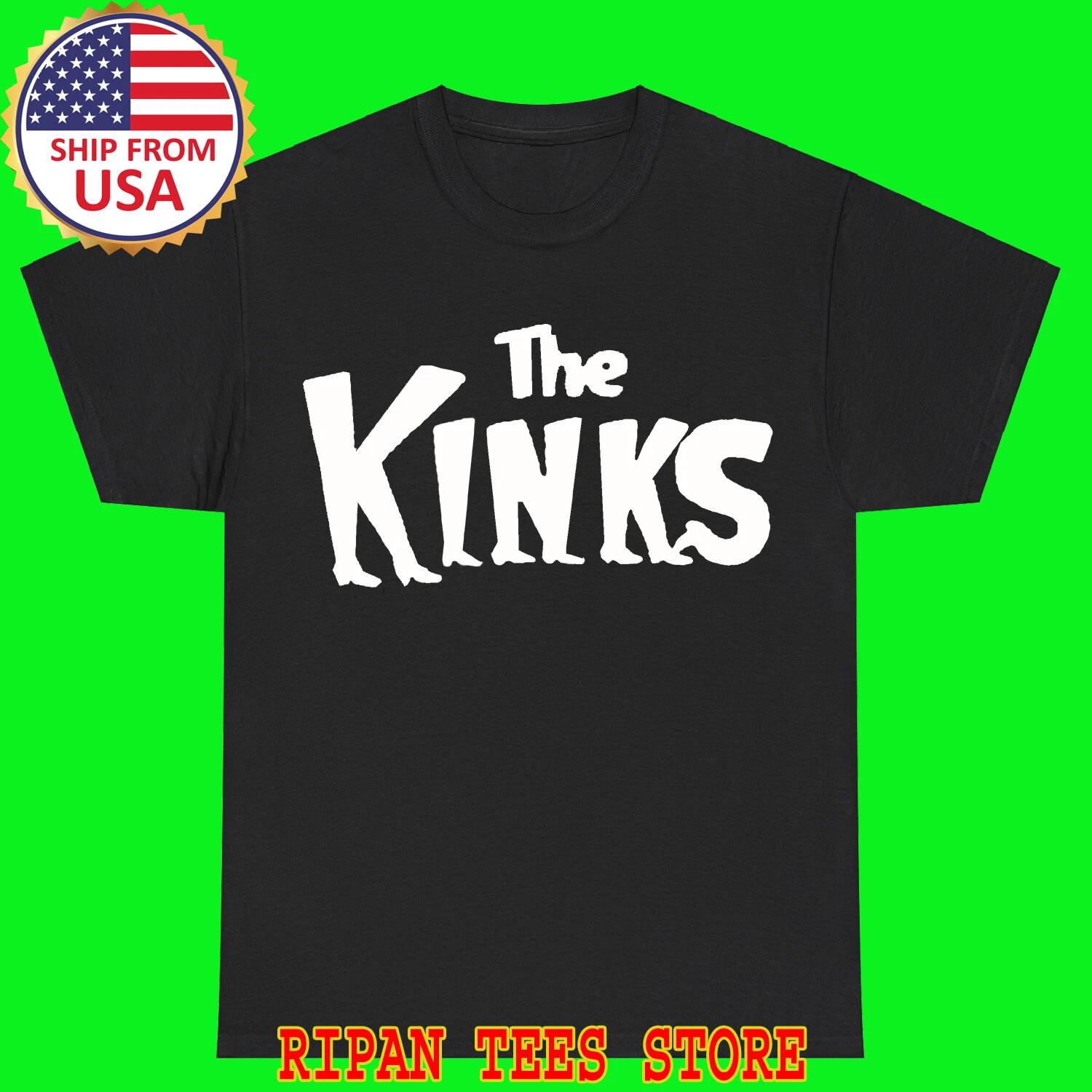 The Kinks Black T-Shirt Tee Top Unisex S