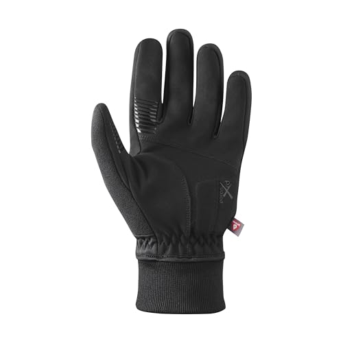 SHIMANO WINDSTOPPER PRIMALOFT Cycling Gloves, Size: M, Hand Circumference: 20.3-22.9 cm, Color: Black