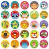 50 Cartoon Reward Stickers: Cute Waterproof Decor for Journals, Notebooks, Laptops, and Phone Cases