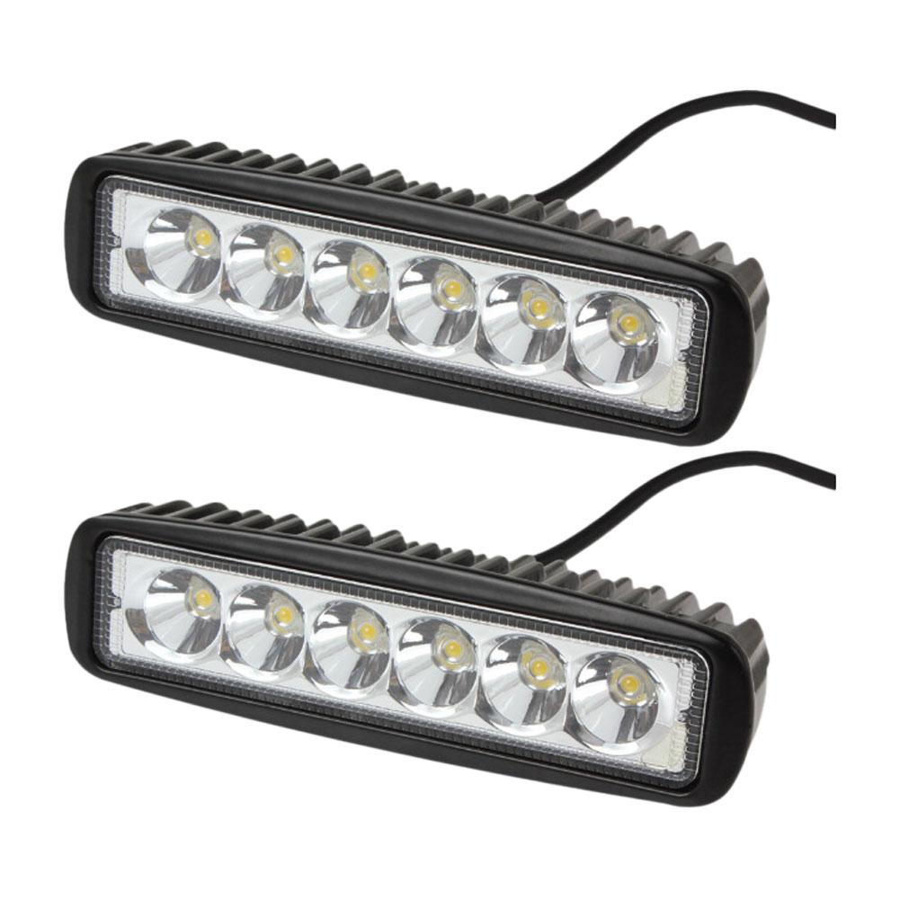1/2/4Pcs LED Work Light Strip Shape Light Bar 12V/24V Waterproof LED Lamp For Car Roof Bumper, Off-Road Driving Head Light