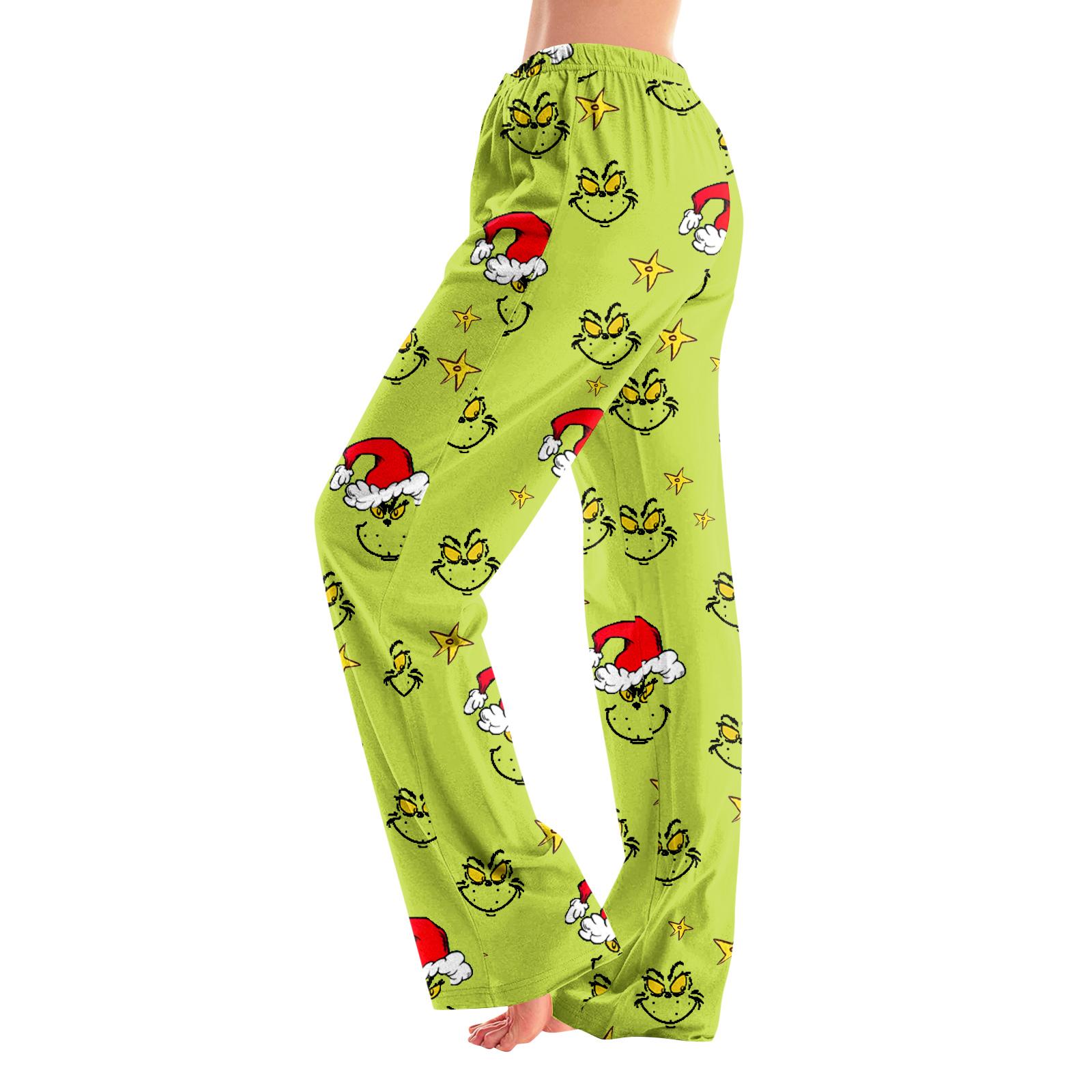 

Пижамные брюки Домашняя одежда Повседневные Брюки на кулиске с эластичной талией Удобные Прямые Брюки для йоги Свободные XXL