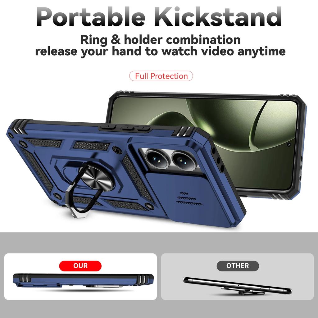 Armor Ring Bracket Shockproof Case for Xiaomi 15T Pro 14t 5g 13T 12T Pro Xiao Mi 15t Mi15t Protection Covers