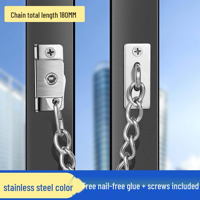 Casement Window Lock: No-Drill Child Safety Limiter with Password Protection